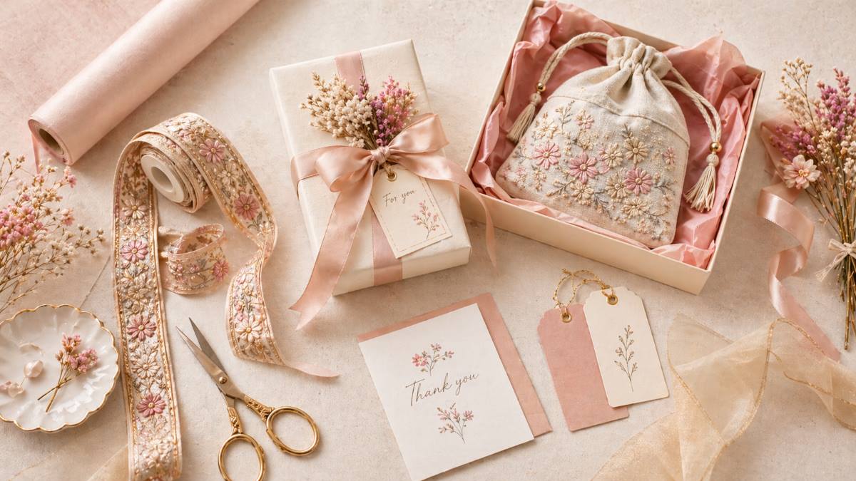 ラッピングを整える